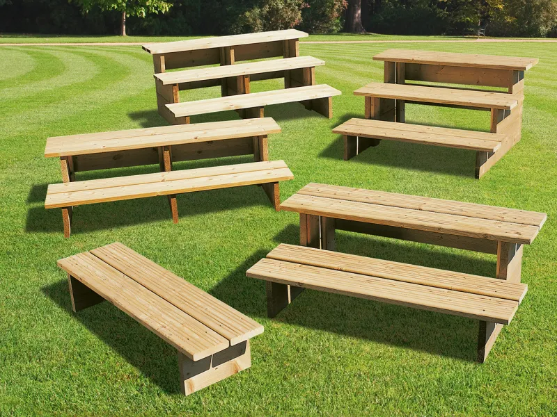 Escaliers standards pour terrasse bois mobil-home | Clairval
